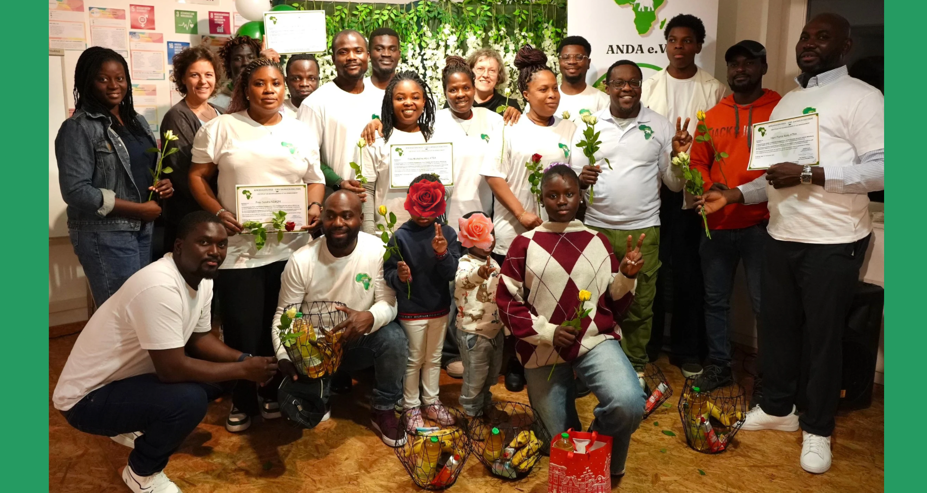 Projekt zur Anerkennung der Freiwilligen von ANDA e.V. in Freiburg