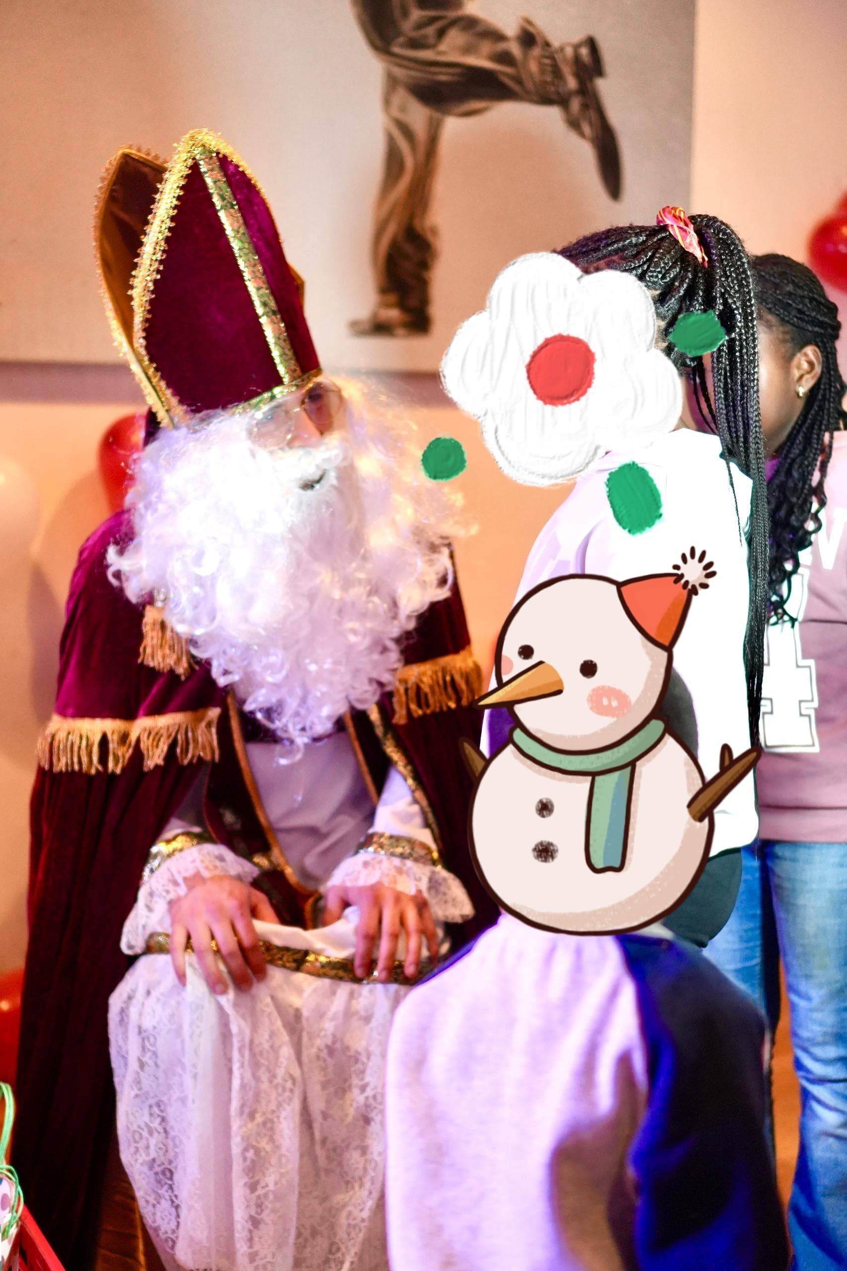Nikolaus mit Kindern
